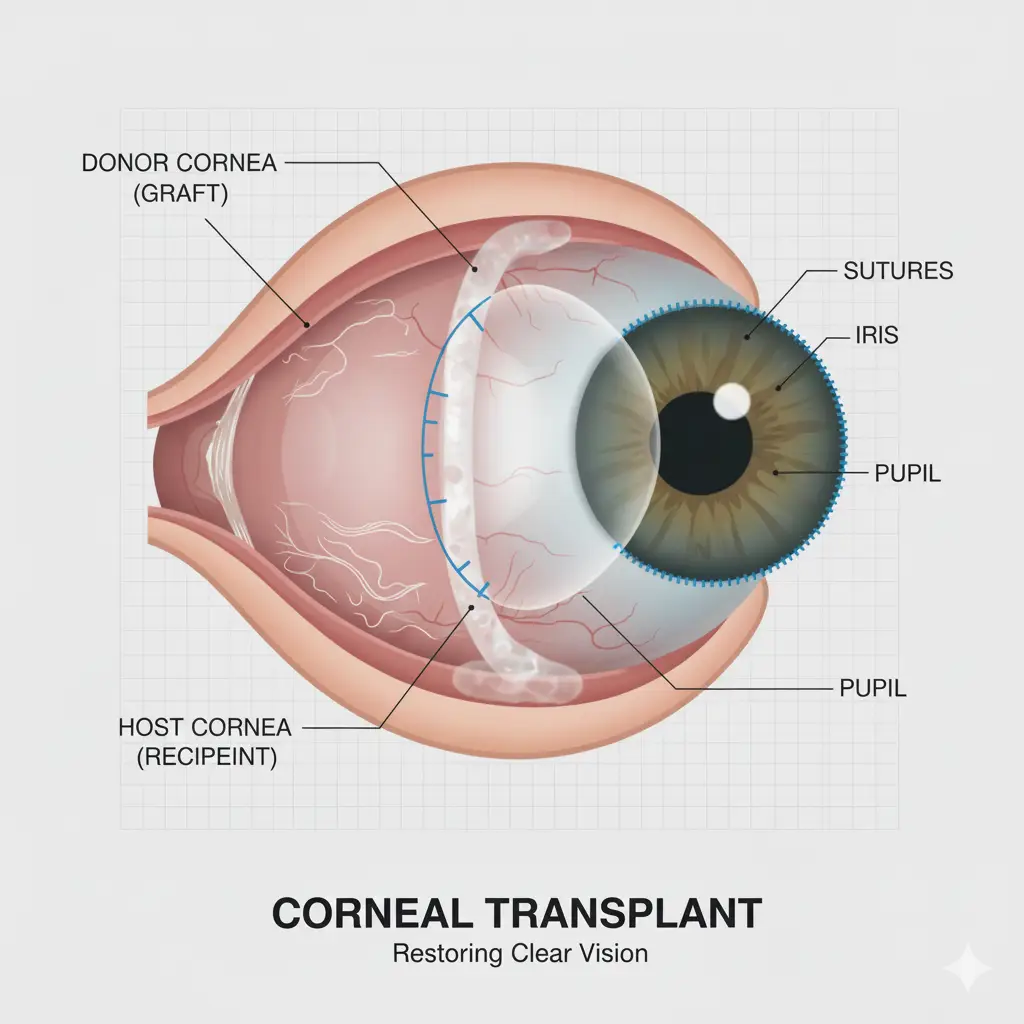 Understanding the Cornea: Structure, Function, Common Diseases & Treatments featured image